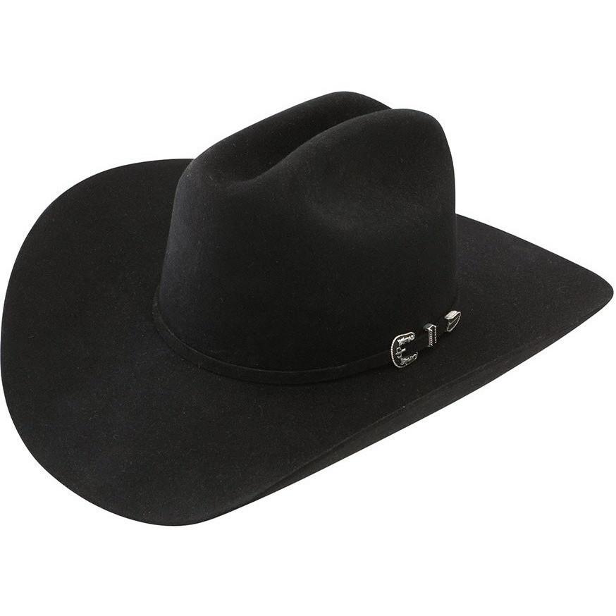 6x Stetson Skyline Fur Felt Cowboy Hat Black