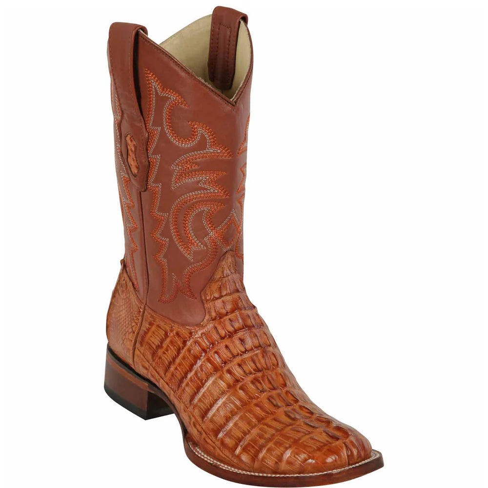Los Altos Men's Caiman Tail Faded Cognac- 48220157