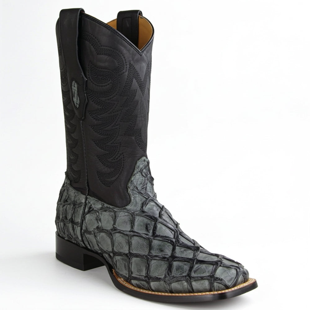 Los Altos Gray Pirarucu Boots- 8221009
