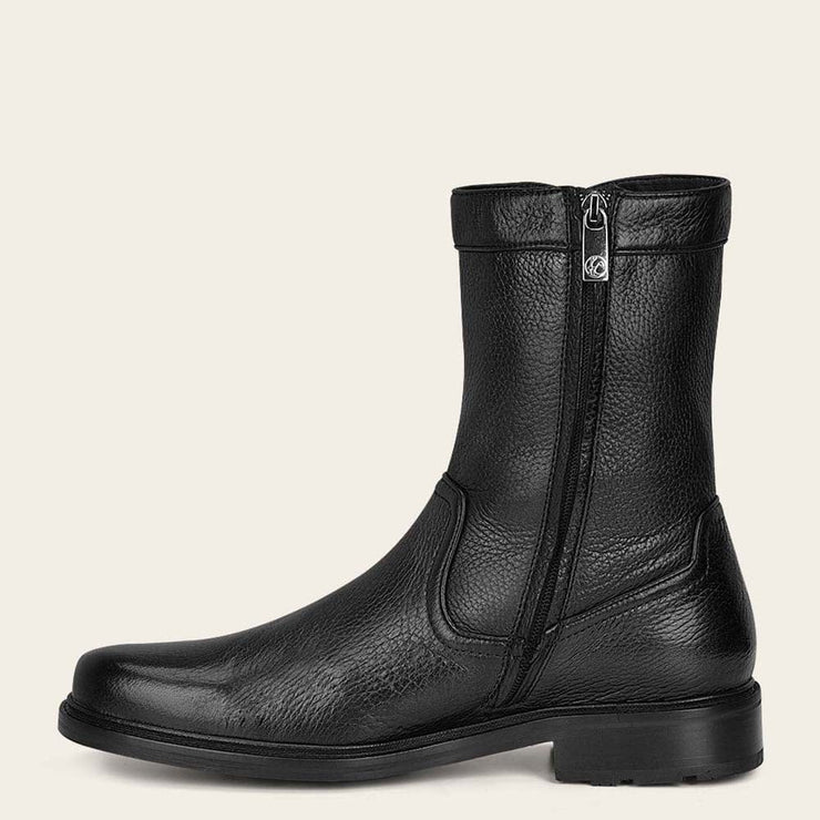 Cuadra Men's Black Deer Zipper Round Toe- FC662